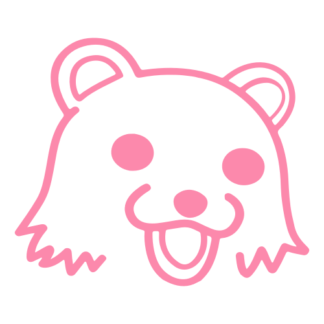 Pedo Bear Decal (Pink)